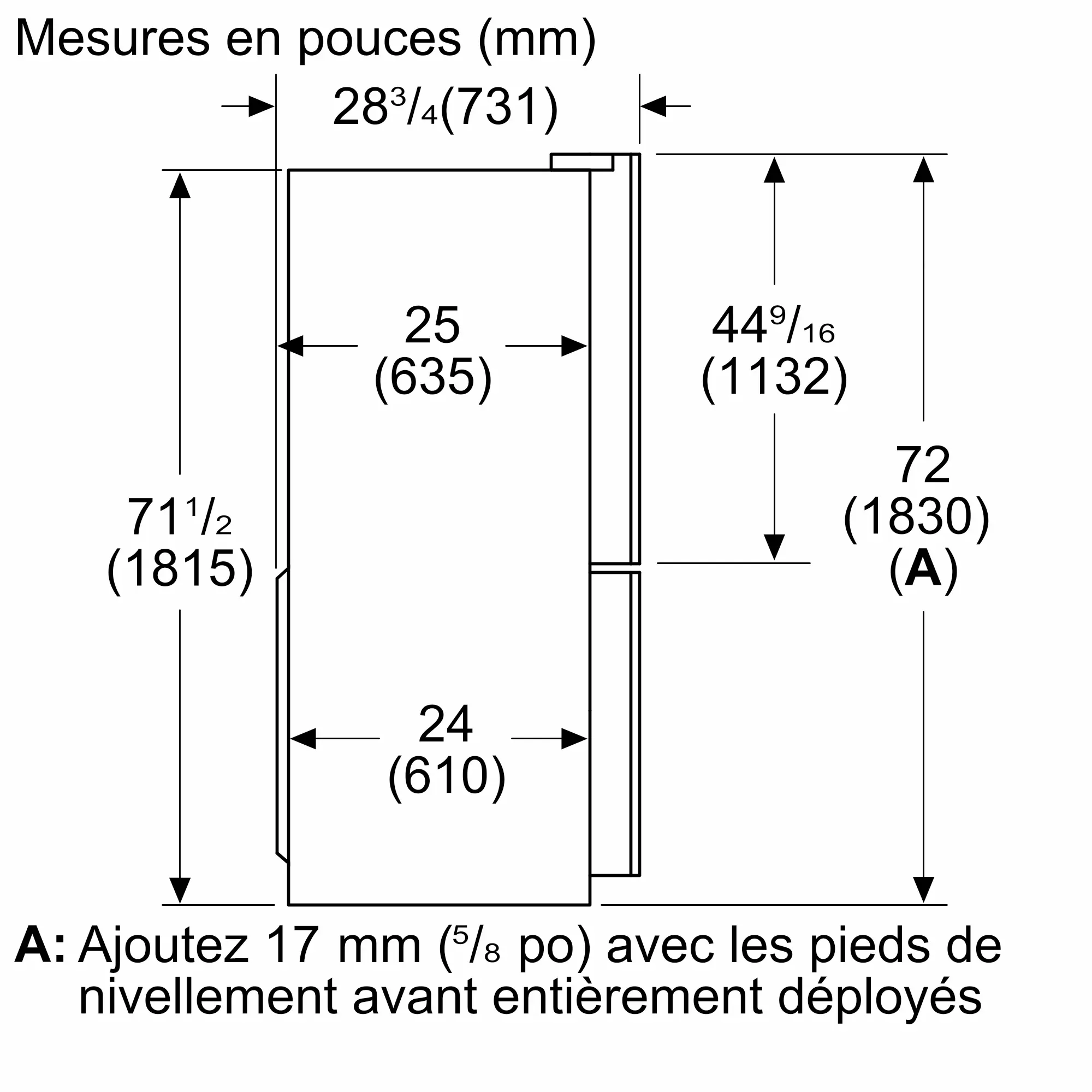 B36CT81ENS Réfrigérateur à portes françaises congélateur en bas